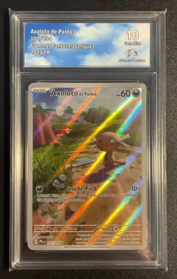 Carte Pokemon Axoloto de Paldea Collect Aura 10 102/094 ME02 FR - Image 1