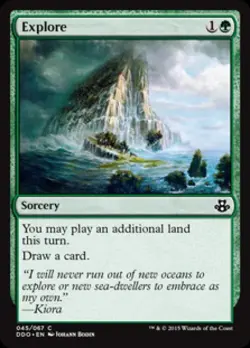 Explore - Light Play MTG Duel Decks: Kiora vs Elspeth - Image 1