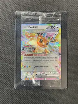 Carte Pokemon EVOLI 075/131 EX PROMO EV8.5 EVOLUTIONS PRISMATIQUES PRE FR Scelle - Image 1