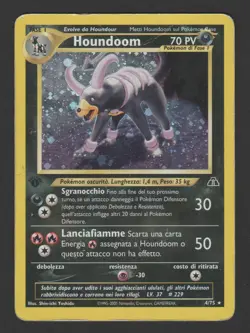 Houndoom Holo Neo Discovery 1a Edizione 4/75 ITA - Carta Pokemon Rara Olografica - Image 1