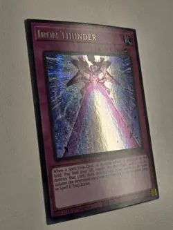 Iron Thunder MP25-EN058 Prismatic Secret Rare Yugioh 1st Edition 2025 Mega-Pack - Image 2