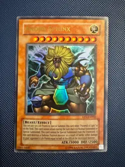 Yu-Gi-Oh! Andro Sphinx EP1-EN002 Yu-Gi-Oh! Movie Exclusive Pack Ultra Rare NM - Image 1