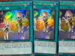 Yugioh Witchcrafter Creation X3 Ultra MAMA-EN024 1st Near Mint Playset - Image 1