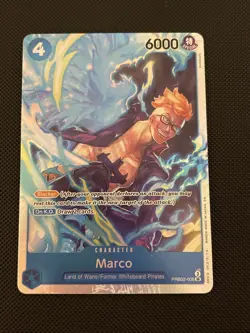 One Piece PRB02-008 Marco SR Premium Booster -The Best- Vol. 2 Foil English NM - Image 1