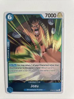 Jozu OP08-047 (R) Two Legends Foil One Piece TCG English NM - Image 1