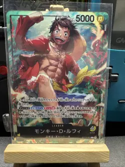 Monkey D. Luffy 2022 One Piece Leader Japanese #ST-13-003 Alternate Art A - Image 1