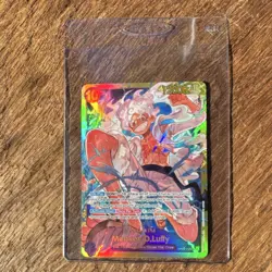 One Piece Monkey.D.Luffy Secret Rare Full Art Foil OP05-119 10 Cost 12000 Power - Image 1