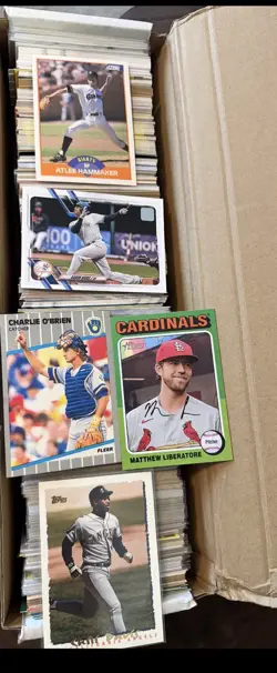 Huge Baseball Card Lot ~800 Cards Topps Fleer Donruss Stars & RCs - Image 1