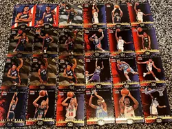 1996 Upper Deck Team USA Olympic Basketball Card Lot (24 Cards) Gold Die Cut - Image 1