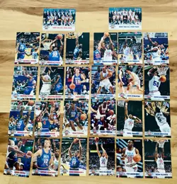 1993-94 NBA HOOPS All-Stars Complete Set Of 26 Cards Rare Jordan Shaq 🌟Mint - Image 3