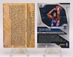 Julius Erving 1993 Action Packed Hall of Fame & 2024 Panini Prizm Legends - Image 2