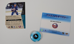 2025-26 Upper Deck Series 2 Rookie Die Cut Matthew Schaefer RTD-13 & Slaps inser - Image 2