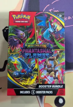 Pokemon TCG | Phantasmal Flames Booster Bundle | Mega Evolution | Sealed - Image 1