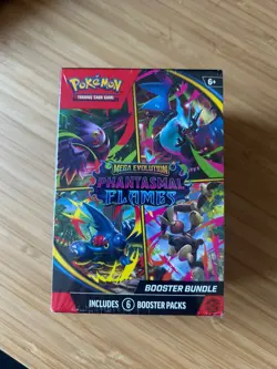 Pokemon TCG: Mega Evolution Phantasmal Flames Booster Bundle (6 Packs) [SEALED] - Image 1
