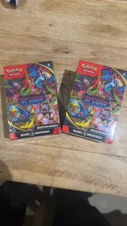 Pokemon TCG Mega Evolution Phantasmal Flames Booster Bundle (6 Packs) Sealed UK - Image 1