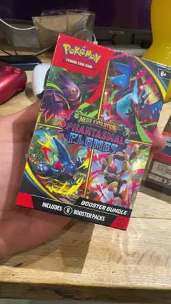 Pokemon TCG Mega Evolution Phantasmal Flames Booster Bundle (6 Packs) Sealed UK - Image 3