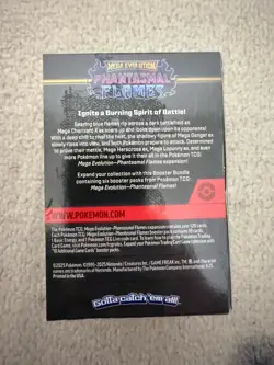 Pokemon TCG Mega Evolution— Phantasmal Flames Booster Bundle Sealed - Image 2