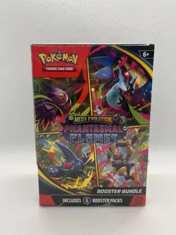 Pokemon TCG Mega Evolution - Phantasmal Flames Booster Bundle - New Sealed - Image 1