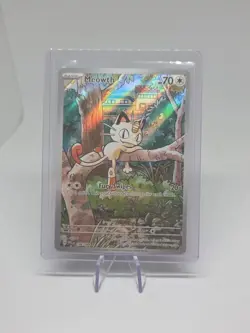 Meowth 106/094 ME02: Phantasmal Flames Illustration Rare Pokemon TCG NM - Image 1
