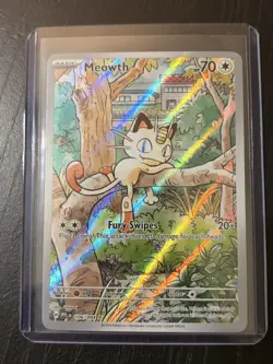 Meowth 106/094 ME02: Phantasmal Flames Illustration Rare Pokemon TCG NM - Image 1