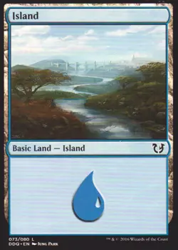 4x Island (073/080) MTG Duel Decks: Blessed vs. Cursed NM Magic Regular - Image 1