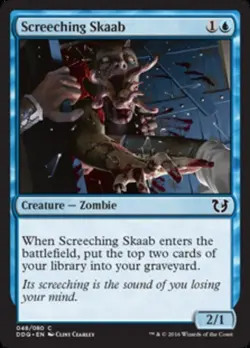 4x Screeching Skaab MTG Duel Decks: Blessed vs. Cursed NM Magic Regular - Image 1