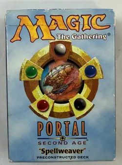 Magic The Gathering MTG Portal Second Age Spellweaver Preconstructed Deck 1998 - Image 1