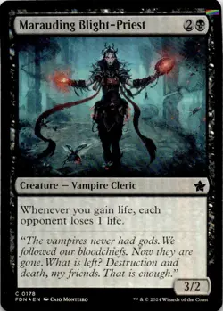 Marauding Blight-Priest [FDN - 178]Foil - Image 1