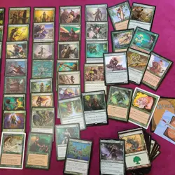 ELF Dwynen, Gilt-Leaf Daen Green ELVES Tribal Custom Commander Magic Deck MTG - Image 2