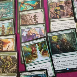 ELF Dwynen, Gilt-Leaf Daen Green ELVES Tribal Custom Commander Magic Deck MTG - Image 5