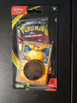 Pokemon TCG Perfect Order Booster Pack Makuhita Promo Card Snorlax Coin - Image 1