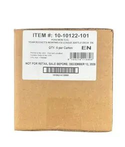 Pokemon Team Rocket's Mewtwo EX League Battle Deck 6 Box Case #EAJ - Image 2