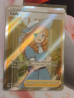 Lady 193/196 Trainer Full Art Pokemon TCG Sword and Shield Lost Origin NM - Image 1