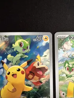 Pokemon TCG Pikachu SVP 027 & SVP 088 Black Star Promo NM - Image 4