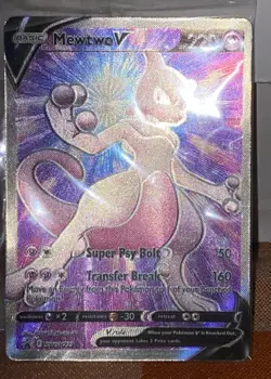 SEALED Mewtwo V SWSH229 Black Star Promo Full Art Holo Pokemon GO TCG 2022 NM - Image 2