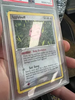 Pokemon PSA 9 MINT Igglybuff 37/101 EX Hidden Legends Reverse Holo 2004 S#7903 - Image 3
