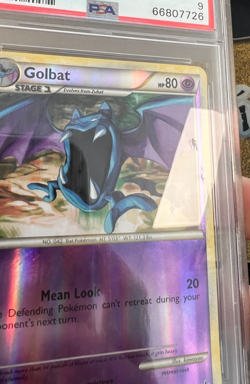 Pokemon PSA 9 MINT Golbat 30/95 HS Unleashed Reverse Holofoil 2010 S#7726 - Image 3