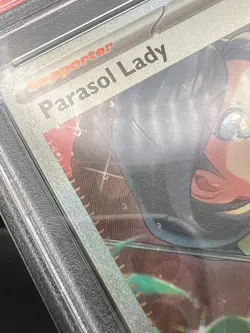 Pokemon PSA 9 MINT Parasol Lady 255/182 Paradox Rift Illustration FA Holo S#0452 - Image 2