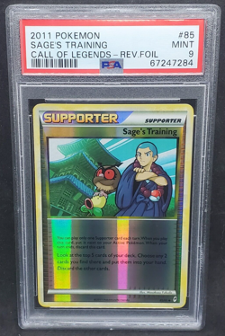 Pokemon PSA 9 MINT Sage's Training 85/95 Call of Legends Reverse Holo 2011 #7284 - Image 1