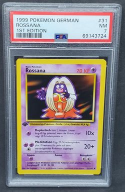 Pokemon PSA 7 NM German Jynx Rossana 31/102 1st Edition Base Set 1999 S#3724 - Image 1