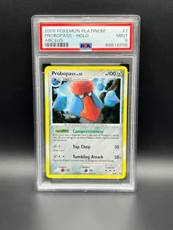Pokemon PSA 9 MINT Probopass 7/99 Arcues Holofoil 2009 S#4558 - Image 1