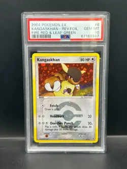 Pokemon PSA 10 GEM Kangaskhan 6/112 EX FireRed & LeafGreen Reverse Holo S#9917 - Image 1