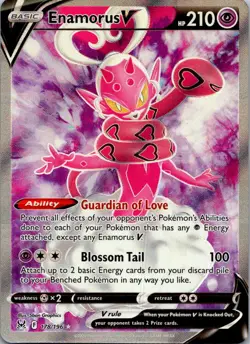 Enamorus V 178/196 Rare Ultra Lost Origin Pokemon Near Mint - Image 1
