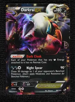 Darkrai EX Pokemon Black & White Legendary Treasures #88 - Image 1
