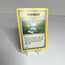 Pokemon TCG Computer Search Base Set 1st Edition shadowless Trainer 71/102 1999 - Image 1
