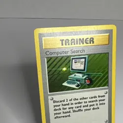 Pokemon TCG Computer Search Base Set 1st Edition shadowless Trainer 71/102 1999 - Image 2