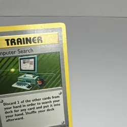 Pokemon TCG Computer Search Base Set 1st Edition shadowless Trainer 71/102 1999 - Image 3