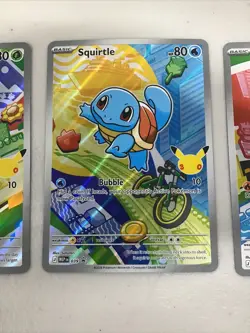 FIRST PARTNER POKEMON CHARMANDER SQUIRTLE BULBASAUR PROMO SET - Image 3