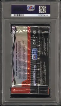 2025 POKEMON INT'L SCARLET & VIOLET PRISMATIC EVOLUTIONS PACK FOIL PSA 9 - Image 2