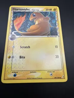 Charmander Delta Species 49/100 EX Crystal Guardians NON-Holo Pokemon TCG - LP - Image 4